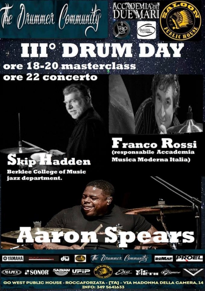 La terza edizione del “Drum Day” presso il “Saloon Public House” di Roccaforzata